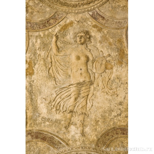 Стабианские термы. Фрагмент стукового рельефа, Декорирующего своды вестибула мужской половины терм