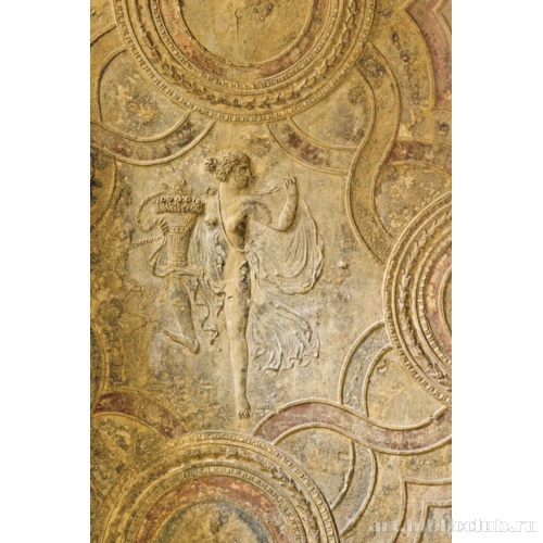 Стабианские термы. Фрагмент стукового рельефа, Декорирующего своды вестибула мужской половины терм