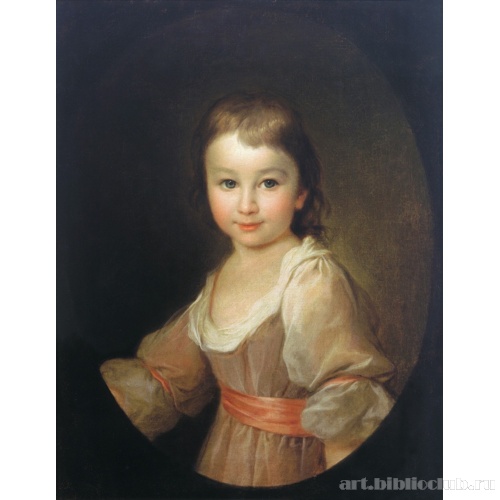 Портрет Прасковьи Артемьевны Воронцовой в детстве