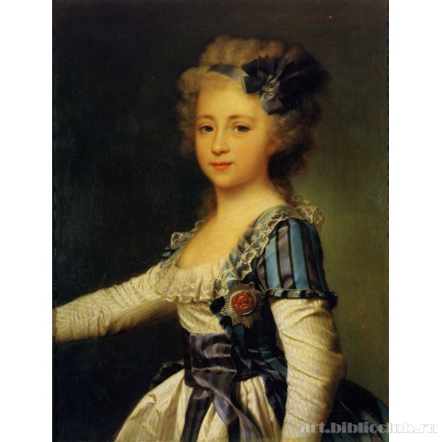 Портрет великой княжны Елены Павловны в детстве