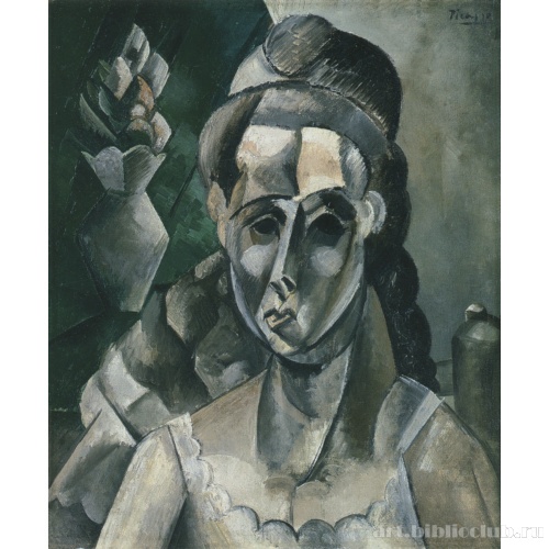 Женщина с букетом цветов