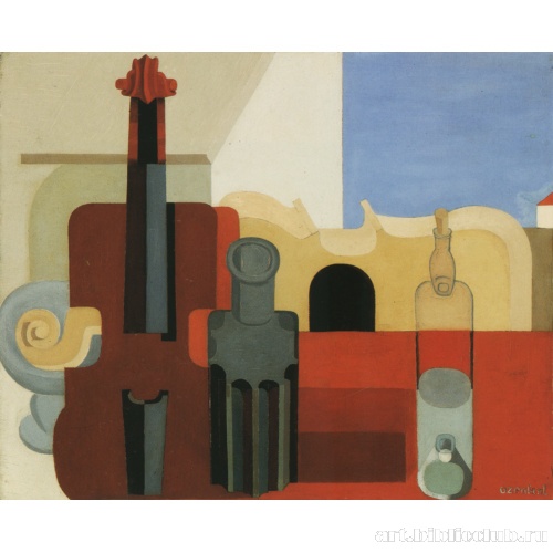 Бутылка, флакон и скрипки