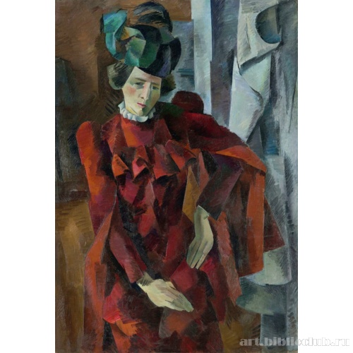 Женщина в красном платье