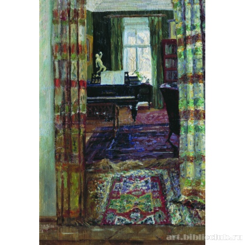 Интерьер с роялем