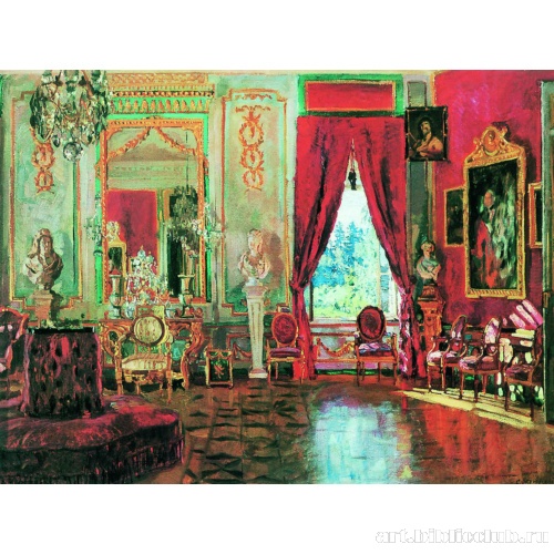 Кусково. Малиновая гостиная