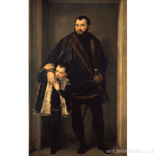Портрет графа Джузеппо да Порто с сыном Адрианом