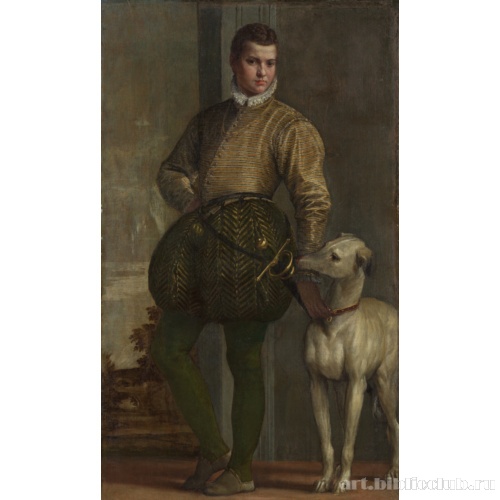 Юноша семьи Коллеони из Бергамо и грейхаунд