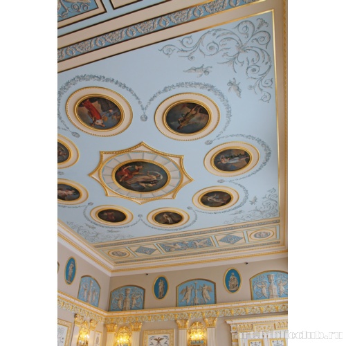 Царское Село. Екатерининский дворец. Арабесковый зал. Фрагмент перекрытия