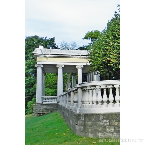 Павильон Трех Граций с частью ограды Собственного садика