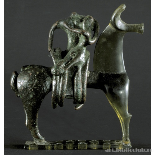 Богиня Куротрофос на лошади