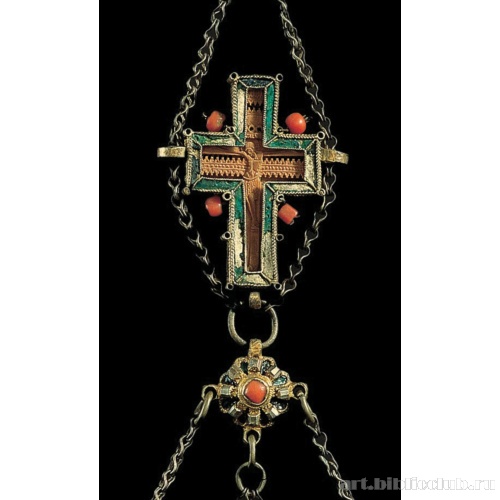 Священническое украшение в виде диптиха. Фрагмент