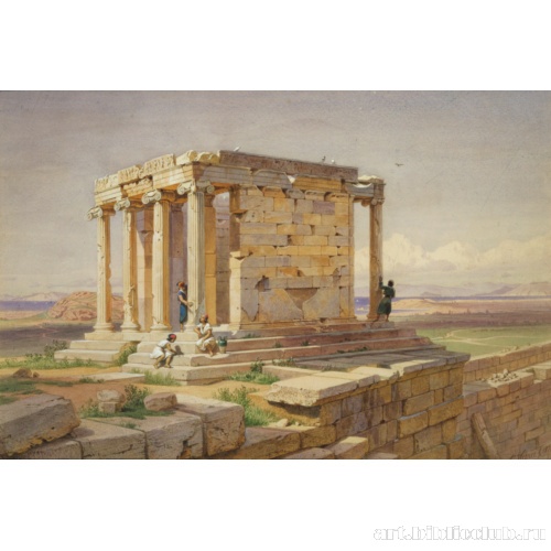 Храм Афины Ники Аптерос. Вид с северо-востока