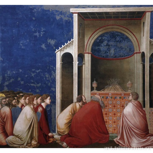 Молитва женихов. Сцены из жизни Богородицы