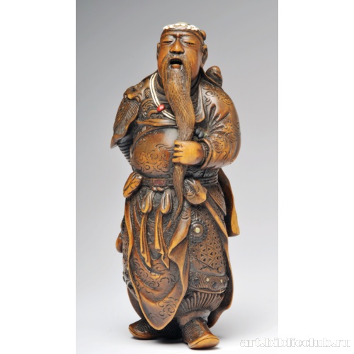 Нэцке «Китайский полководец Каньу»