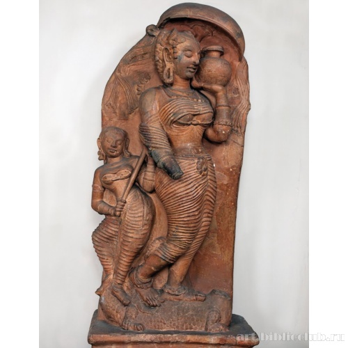 Богиня Ганга. Горельеф