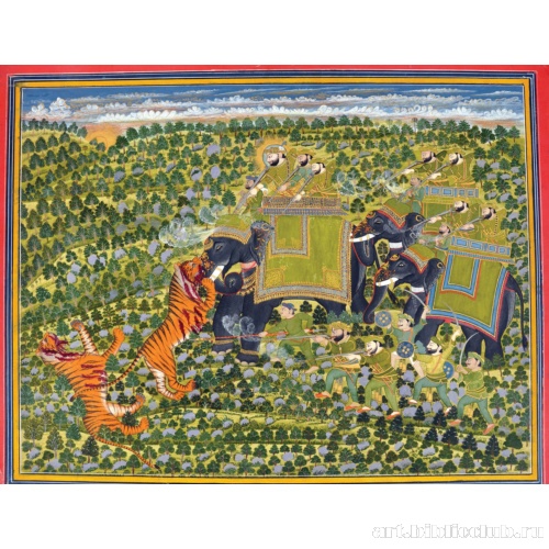 Рагхурадж Сингх Джу Бахадур, охотящийся на тигров