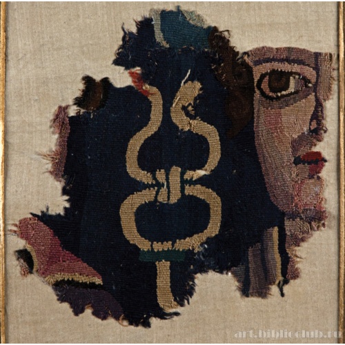 Голова Гермеса. Ковер с фигурной композицией