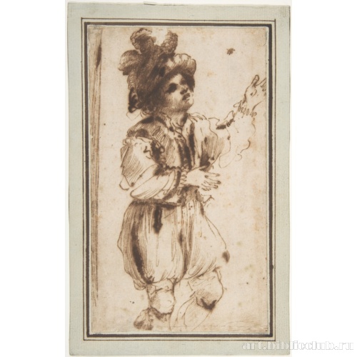 Мальчик, гоняющийся за бабочкой