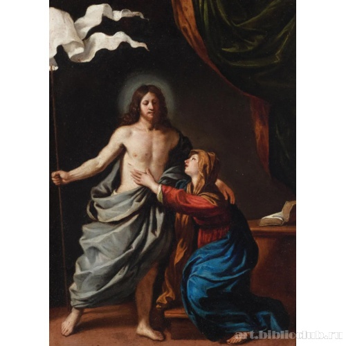 Христос Воскресший является Деве Марии