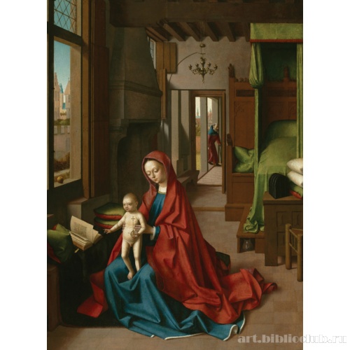 Богоматерь с Младенцем в домашнем интерьере