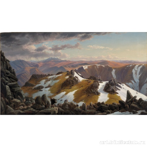 Вид на северо-восток от северной вершины горы Косцюшко