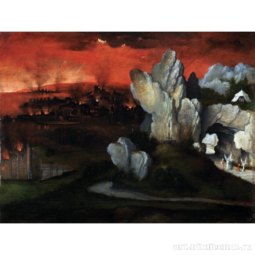 Пейзаж с разрушением Содома и Гоморры