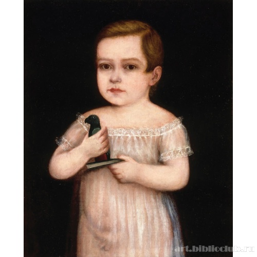 Мальчик со статуэткой птицы