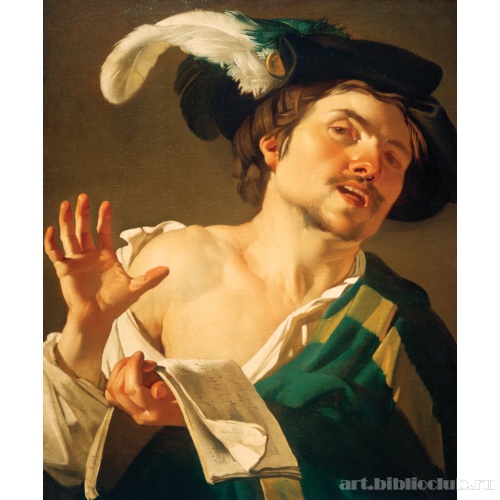 Поющий молодой человек