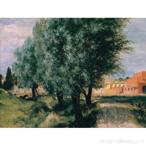 Строительная площадка близ пастбища (Стройка и ивы)