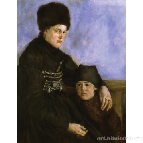 Горожанка из Дахау с ребенком