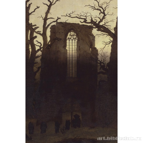 Монастырь между дубами. Фрагмент