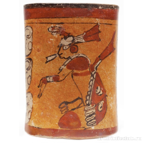 Сосуд с полихромной росписью