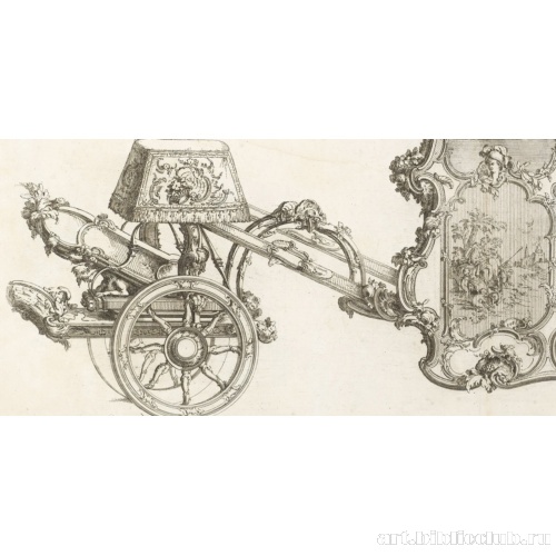 Эскиз кареты. Фрагмент