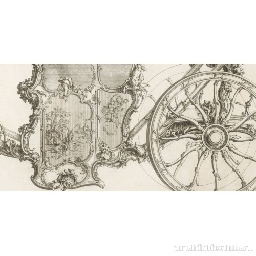 Эскиз кареты. Фрагмент