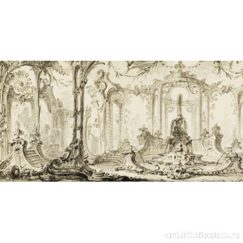 Эскиз для декоративного оформления. Фрагмент