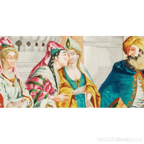 Репродукция «Коронование Эстер». Фрагмент