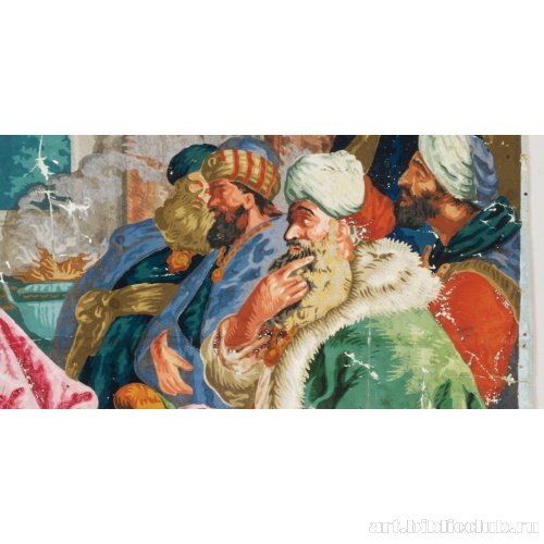 Репродукция «Коронование Эстер». Фрагмент