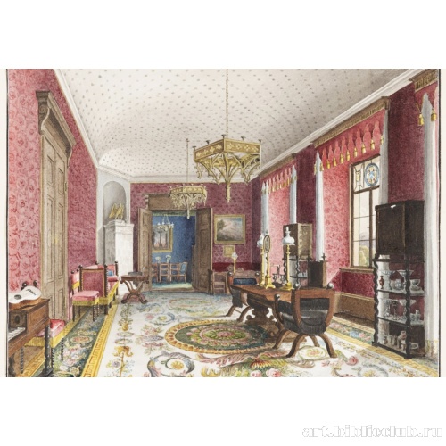 Красная комната, дворец Фишбах