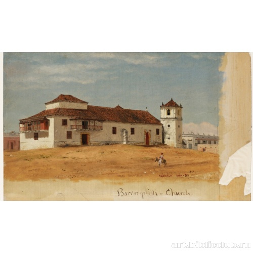 Церковь в городке Барангуилла, Колумбия Май