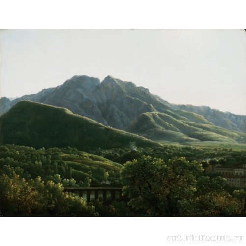 Вид на мост близ города Кавы Неаполитанского королевства