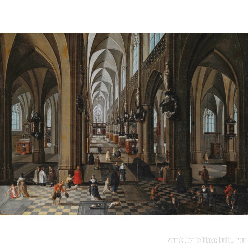 Интерьер собора в Антверпене