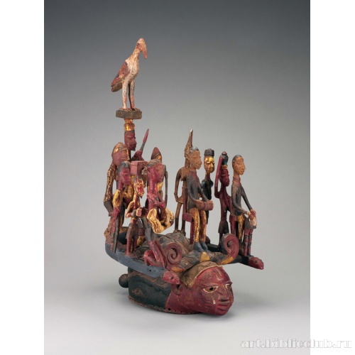 Магбо шлем-маска для тайного союза Оро