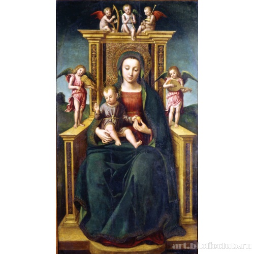 Мадонна с Младенцем на троне