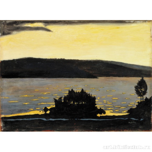 Весенний вечер во время таяния льда