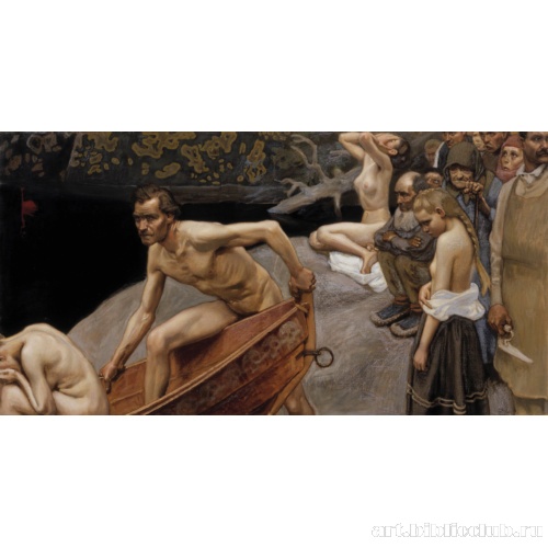 Река Туонела. Эскиз фрески для мавзолея Юзелиуса