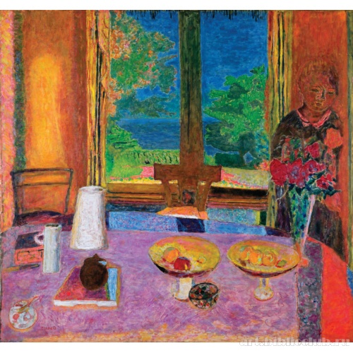 Столовая с видом на сад