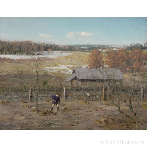 В саду
