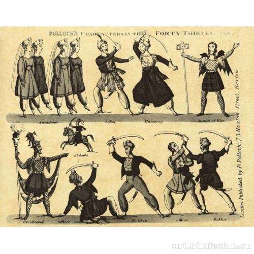 Персонажи и сцены Поллока