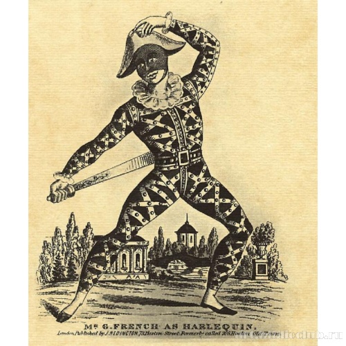 Мистер Дж. Френч в виде Арлекина
