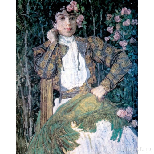 Испанка в зеленом